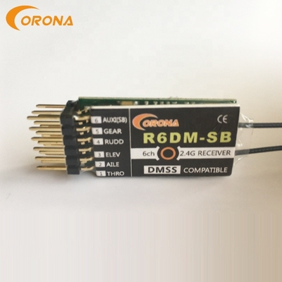 6 Channel 2.4g JR DMSS Transmitter And Receiver For XG6 XG7 XG8 XG11 XG14 Corona R6DM-SB