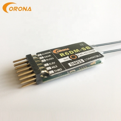 6 Channel 2.4g JR DMSS Transmitter And Receiver For XG6 XG7 XG8 XG11 XG14 Corona R6DM-SB